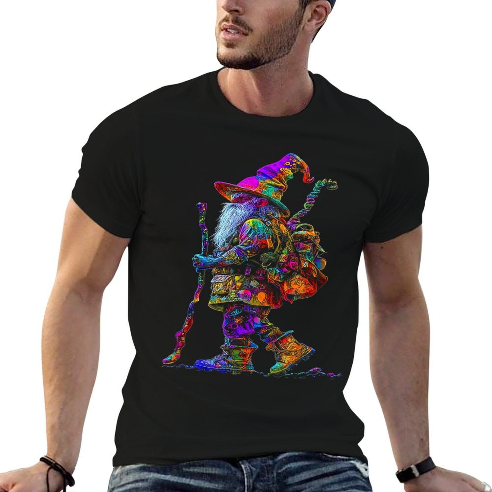Gnome Mythical Graphic Fantasy Art Gnome  Breathable T-Shirt