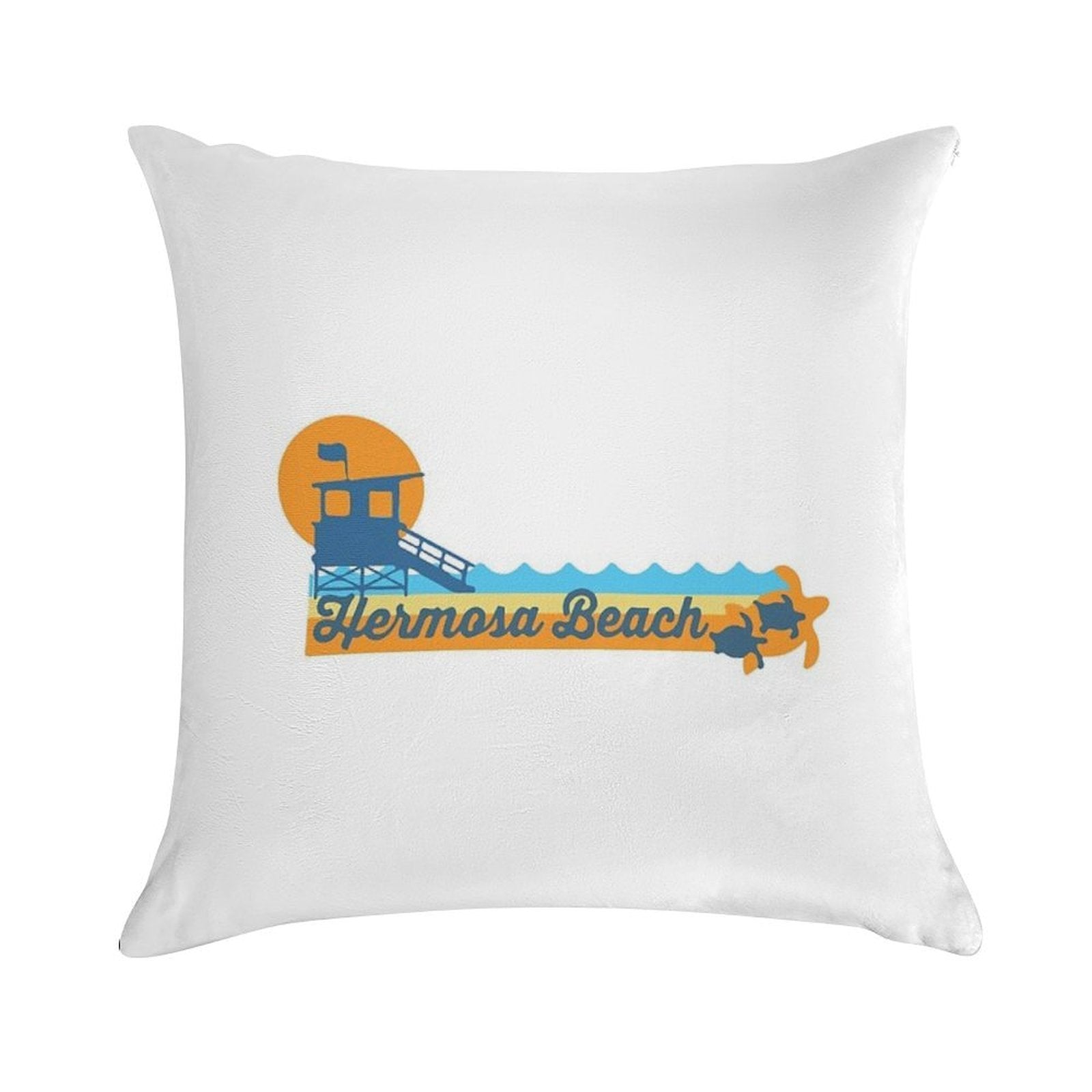 Hermosa Beach - California. Soft Multiple Sizes Throw Pillow