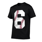 2019 6th Birthday Baseball Boys Kids Six 6 Sixth Gift  Eco-friendly Material T-Shirt