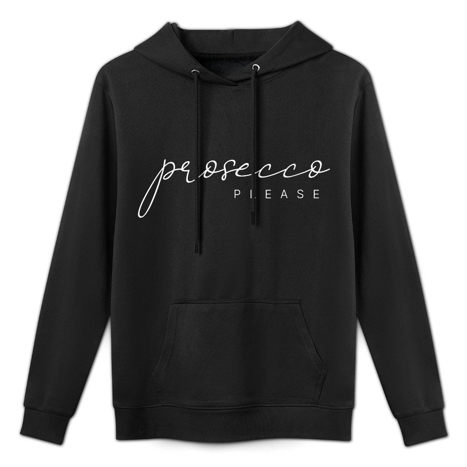 Womens Prosecco Please Funny Champagne Drinking Moisture-Wicking Hoodie