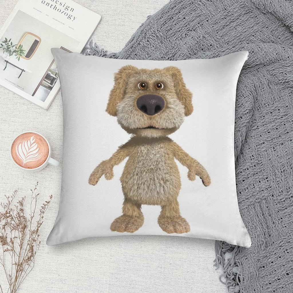 Talking Ben Soft Luxury Feel Throw Pillow