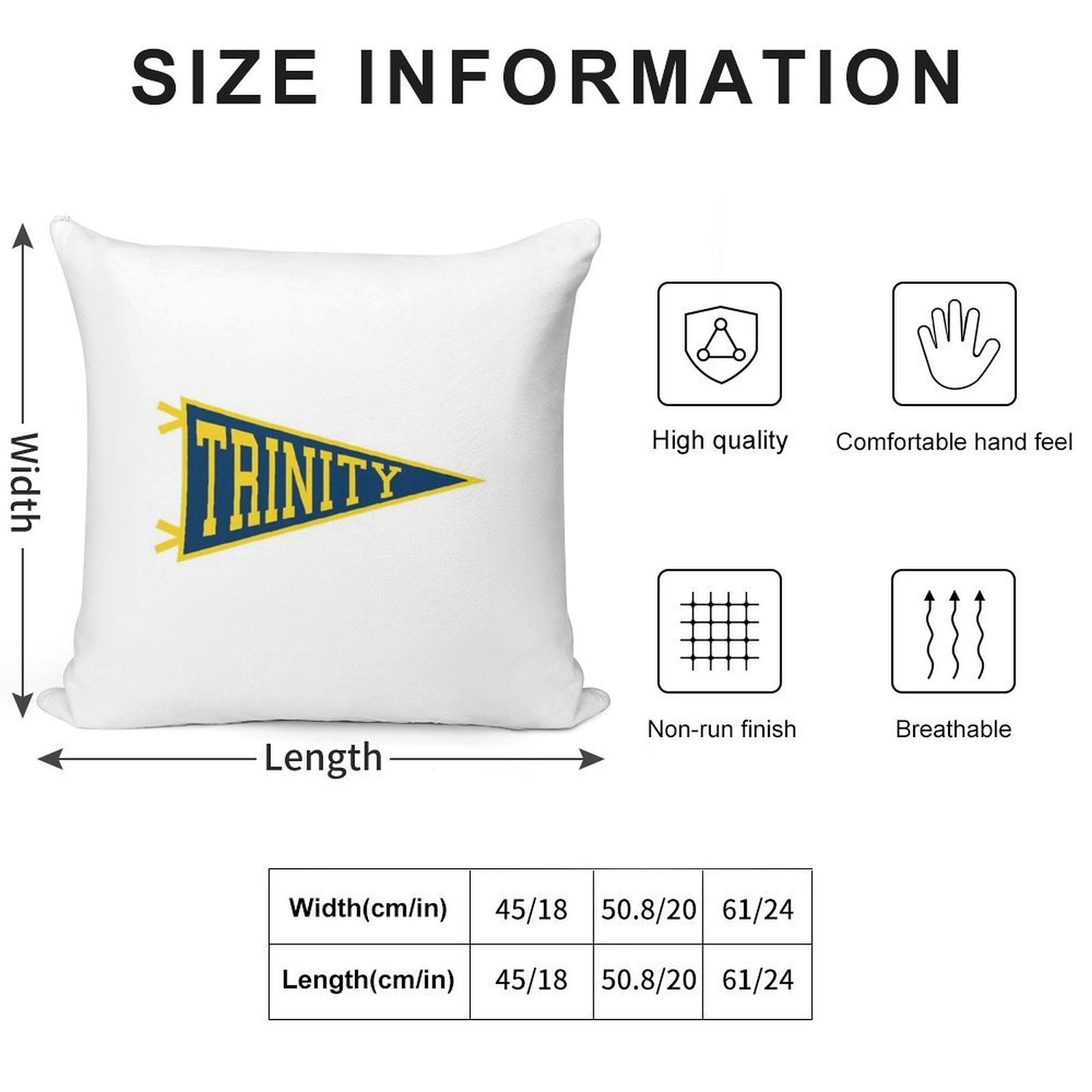 Trinity Pendant Soft Luxury Feel Throw Pillow