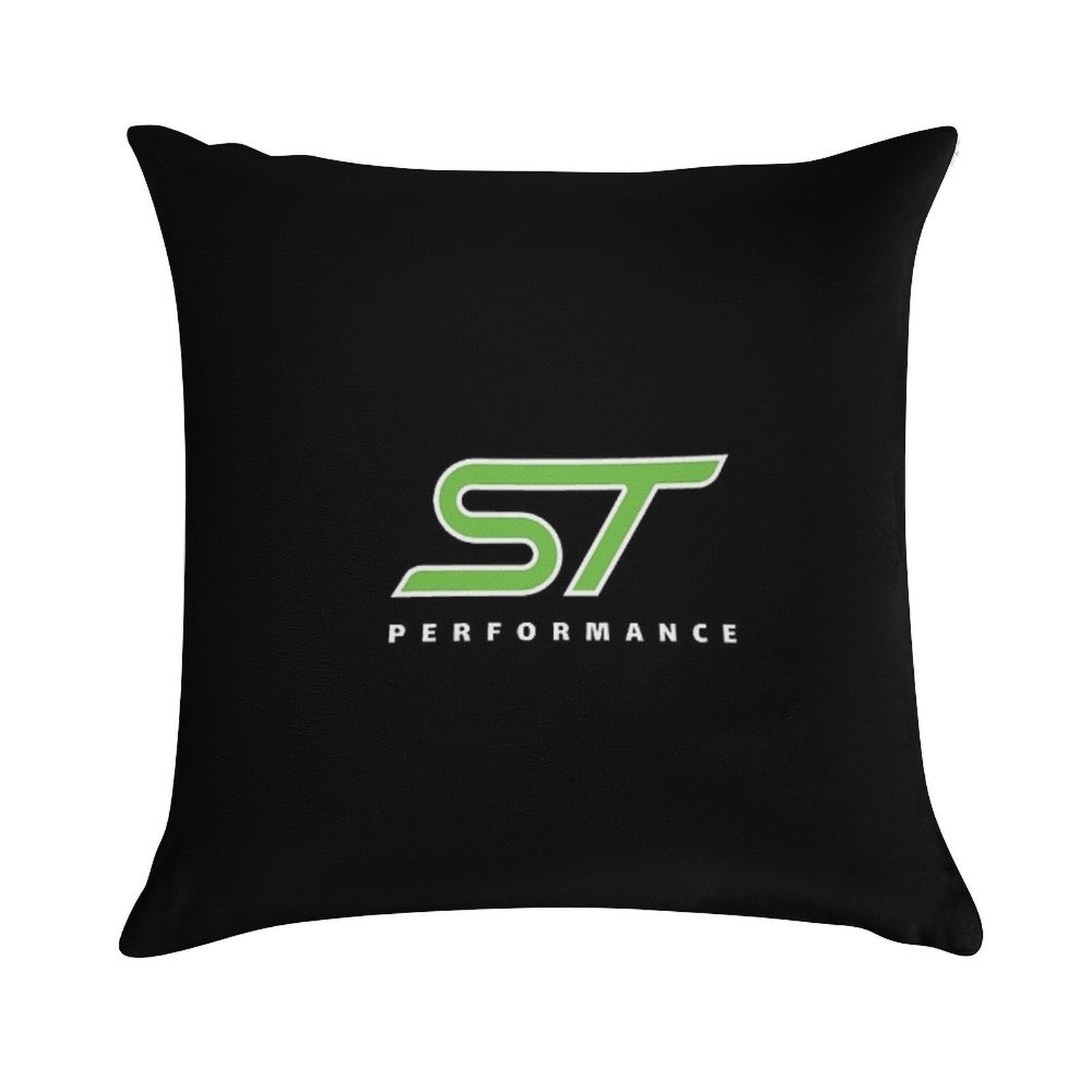 Motorsport  ST  Focus  Performance  Green Soft Reinforced Edging Throw Pillow