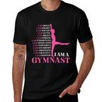I Am A Gymnast Gymnastics Girls Boys Women Men Retro Sports  Affordable Price T-Shirt