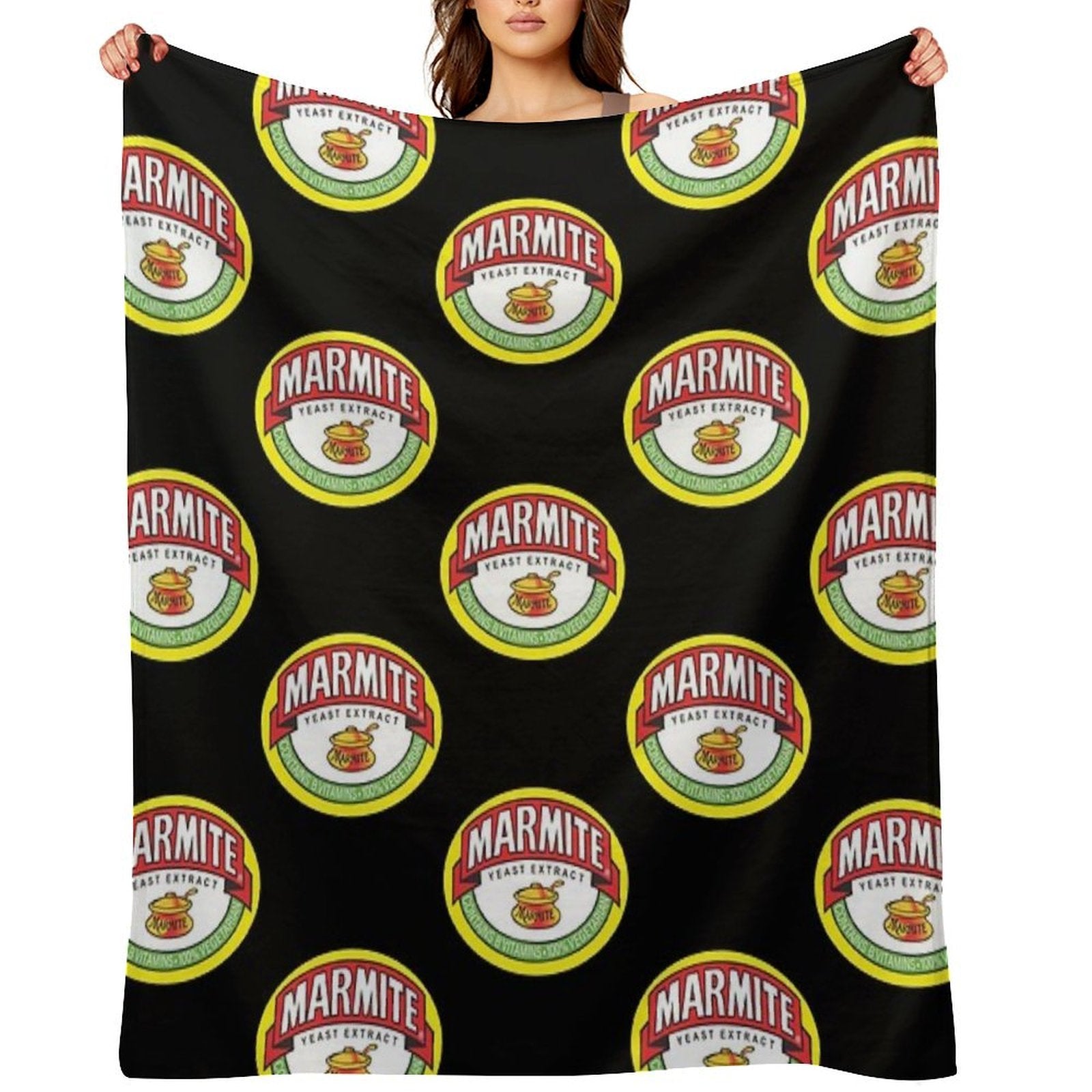 Marmite Logos Multi-functional Throw Blanket