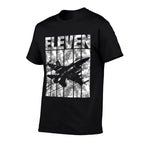 Military Fighter Jet Camo Eleven Year Old Boys 11th Birthday  Summer-ready Fabric T-Shirt