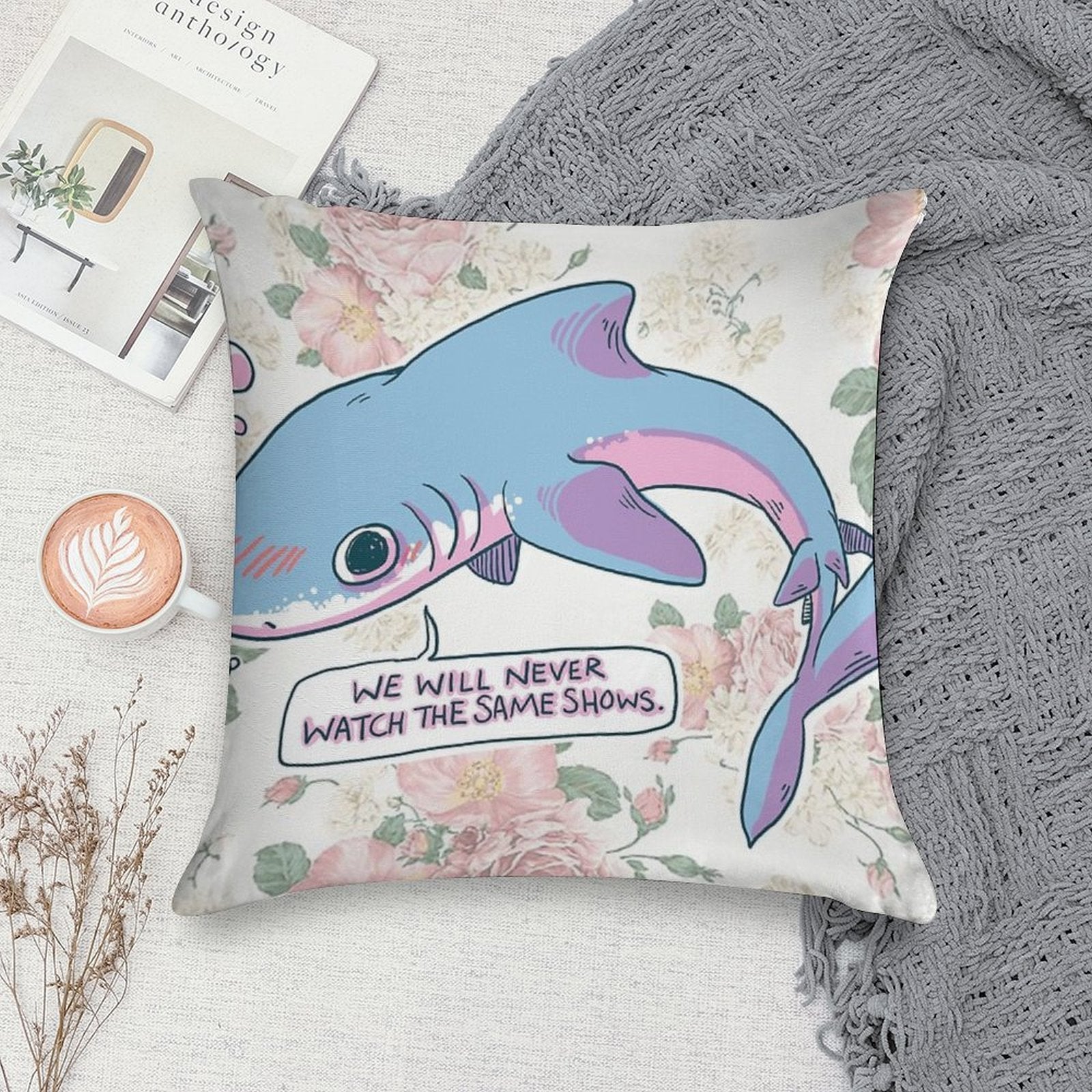 We Will Never Watch The Same Shows Soft Easy Maintenance Throw Pillow