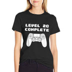 20th Birthday - 20 Years Old Video Gaming, Bday  Easy-care T-Shirt