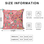 Funny Crazy Avocado, Banana, Ice Cream, Apple, Cat, Cupcake. Fitness Food. Soft Style Accent Throw Pillow