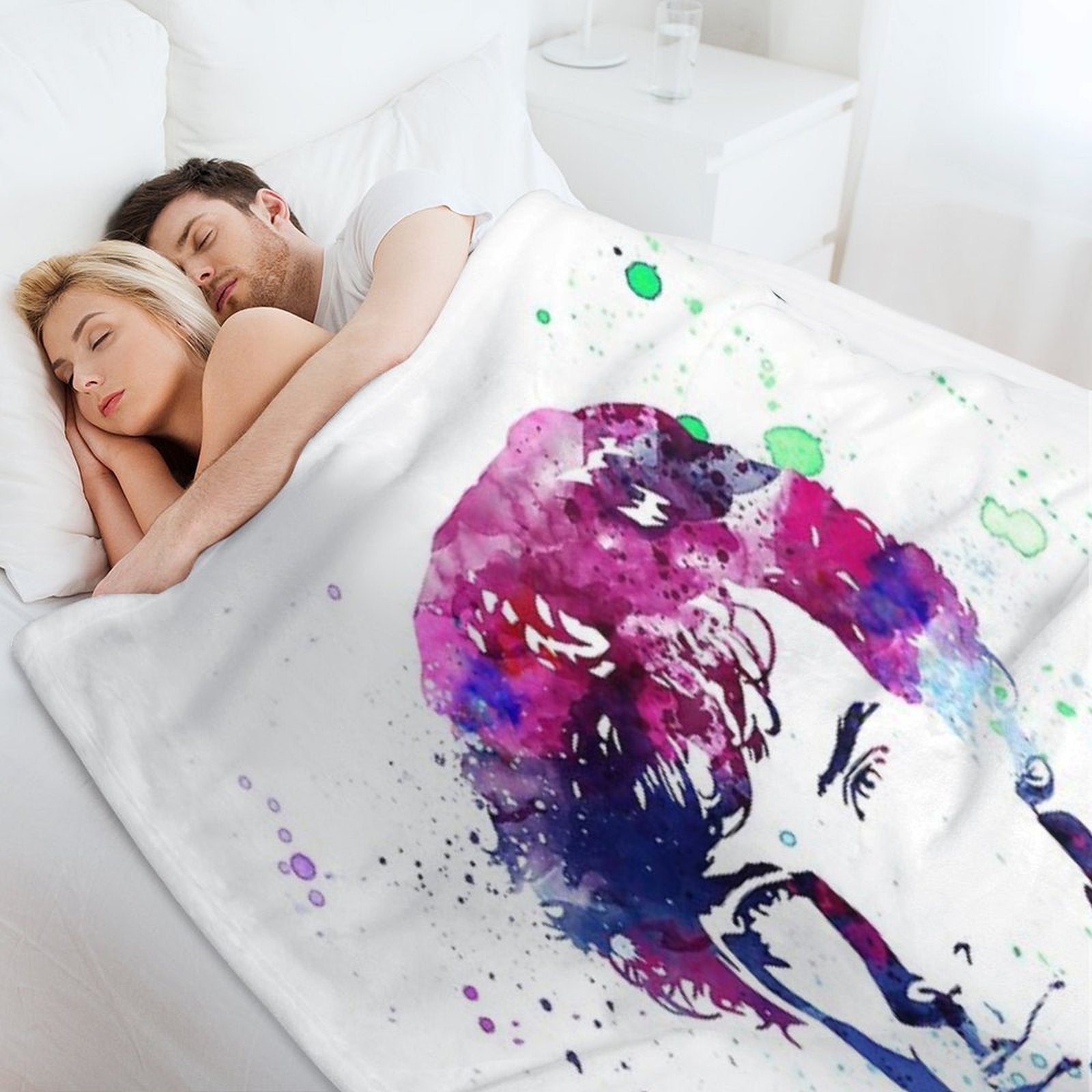 Benedict Cumberbatch Sherlock Plush Throw Blanket