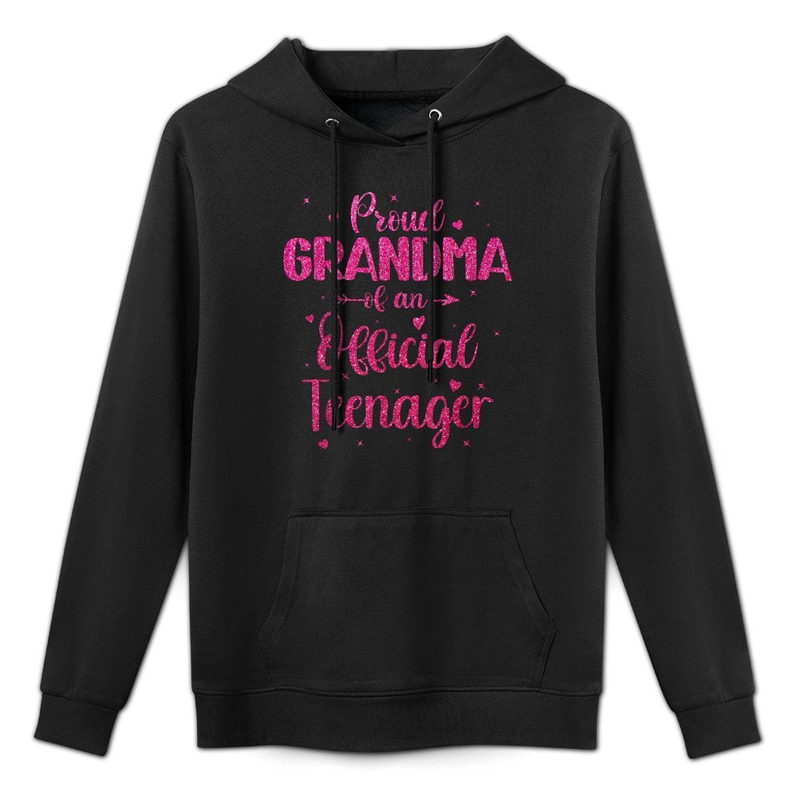 Proud Grandma Of An Officialnager Funny 13th Birthday Moisture-Wicking Hoodie