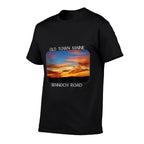 Old Town, Maine Magic Hour Early Morning Twilight Sky  High-quality Stitching T-Shirt