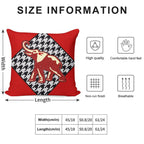 Red Elephant Diamond Soft Shrink-Resistant Throw Pillow