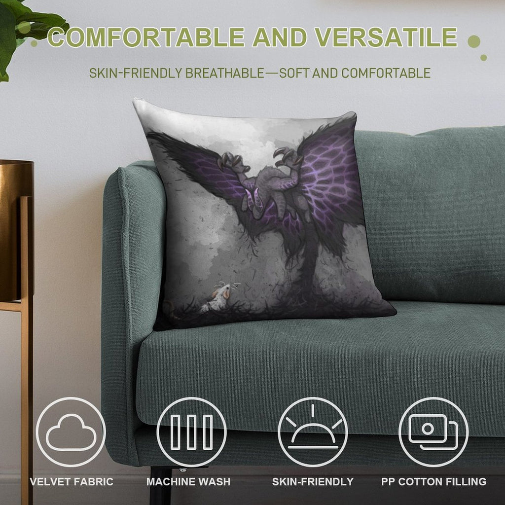 Smol Magala Soft Decorative Cover Throw Pillow