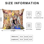 Helene Fischer German Singer Abstract Collage Pattern Soft Bedroom Essential Throw Pillow