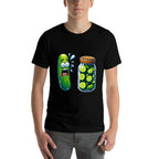Funny Pickle Surprise A Cucumber And A Jar Of Sliced Pickles  Moisture-wicking T-Shirt