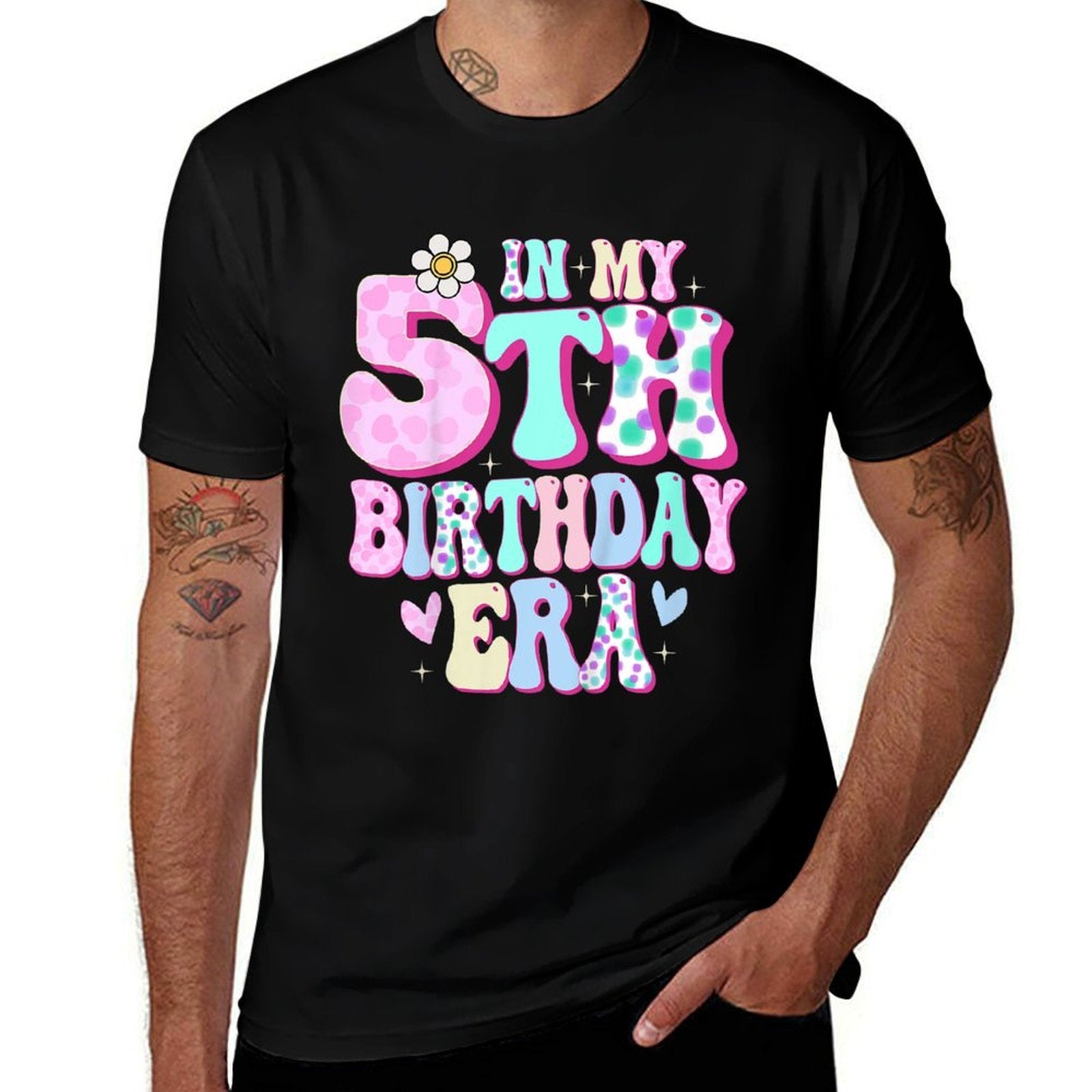 In My 5th Birthday Era Girl Gifts Five Bday 5 Year Old  Classic T-Shirt