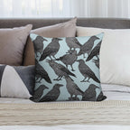 Cute Crow Pattern Soft High-Density Material Throw Pillow