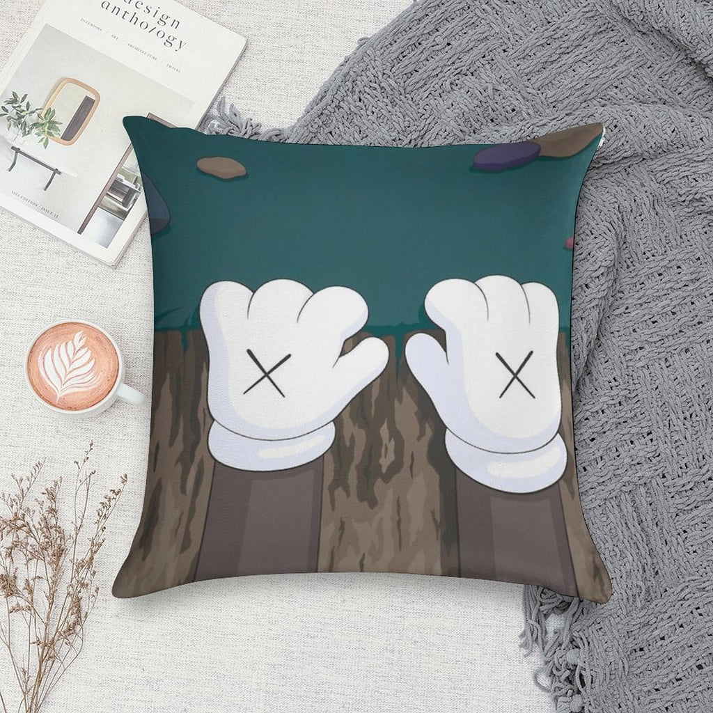 Old Friend Are Hard to Bury Soft Fade-Resistant Throw Pillow