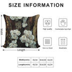 Mycena Fungi II Soft Shrink-Resistant Throw Pillow