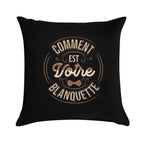 How Is Your Blanquette Oss 117 Cult Movie Replica Soft Short Plush Fabric Throw Pillow
