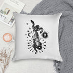 Martial Snake Soft Multiple Sizes Throw Pillow