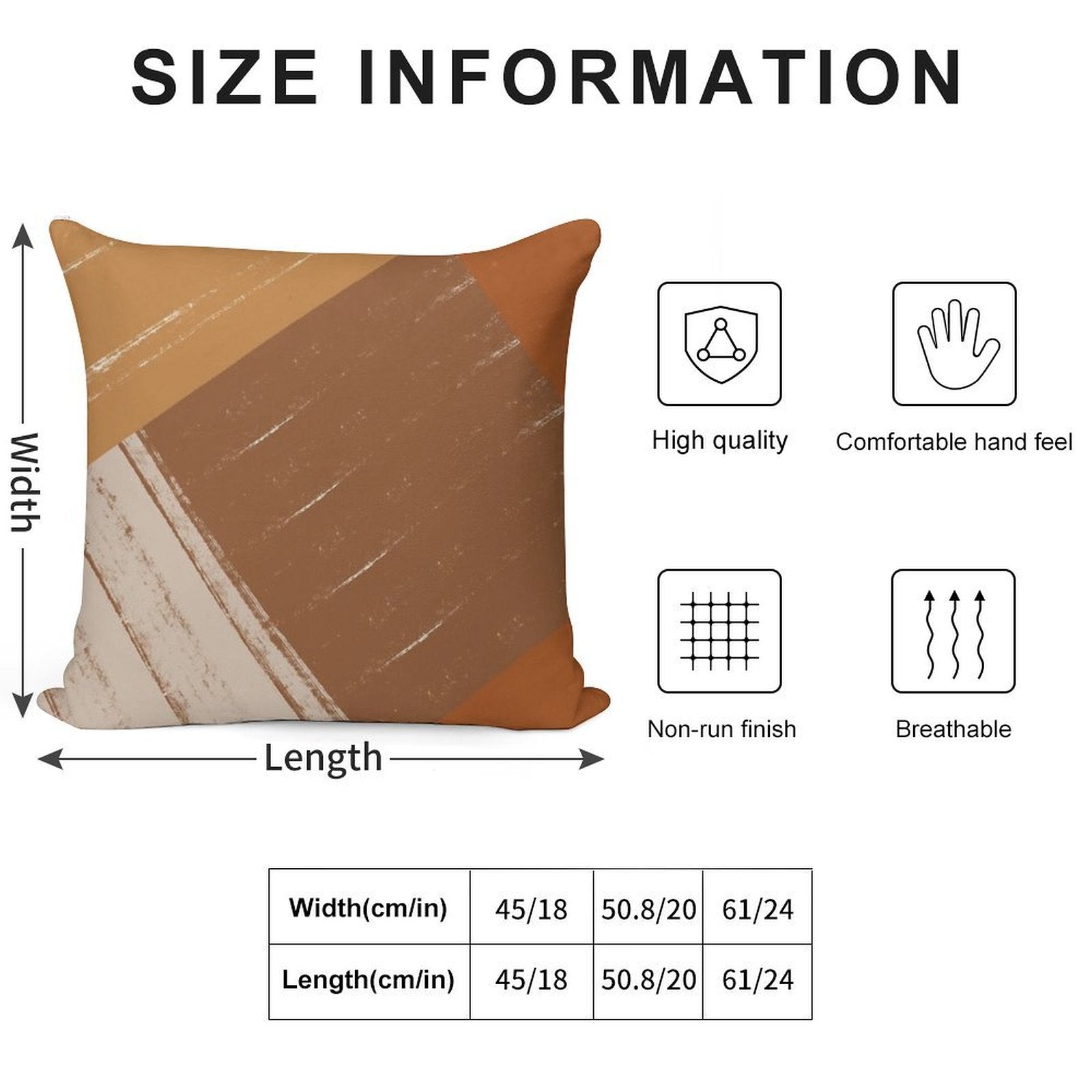 Warm Color Stripes Contemporary Soft Style Accent Throw Pillow