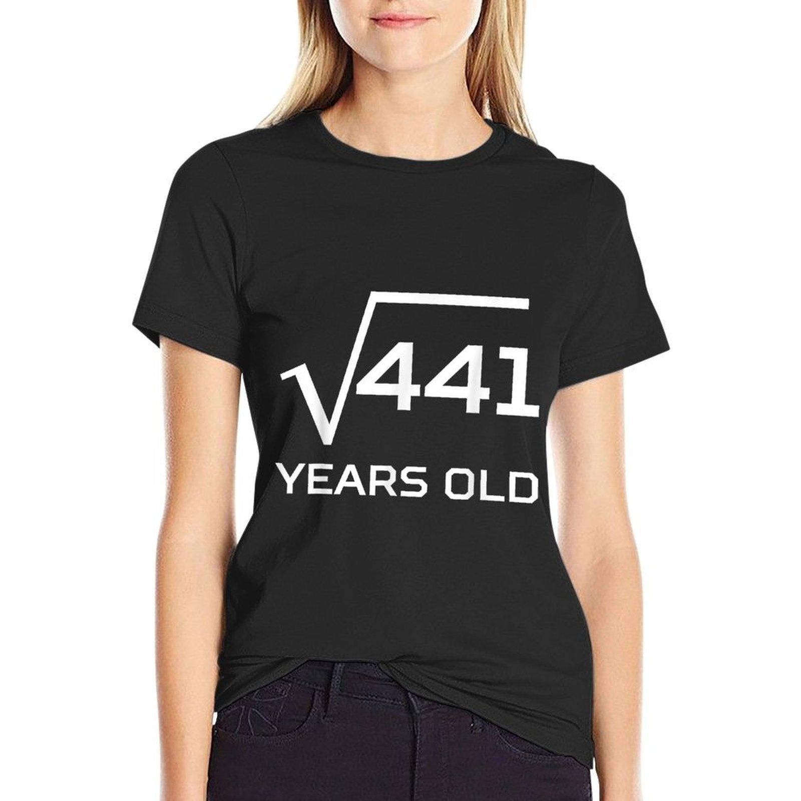 Square Root Of 441 Funny 21 Years Old 21st Birthday  Lightweight T-Shirt