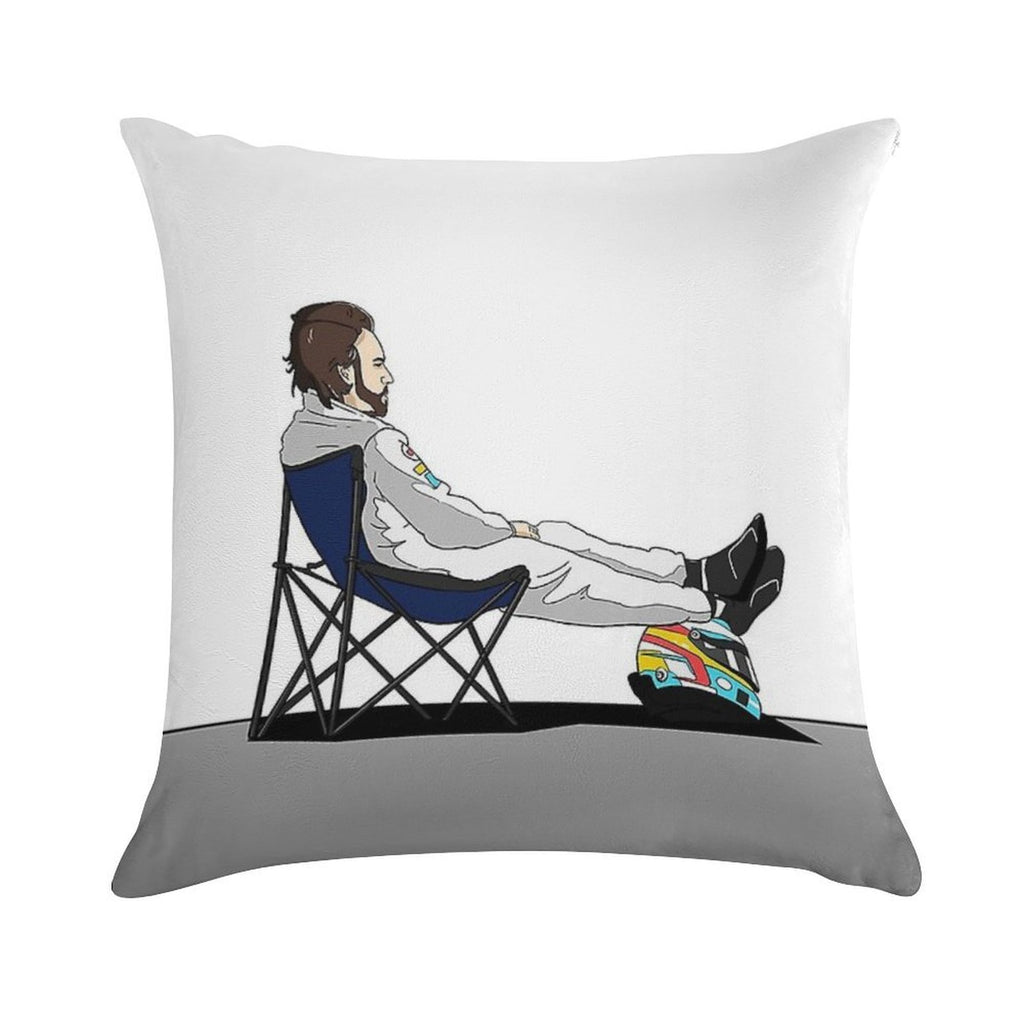 Fernando Alonso Iconic Soft Ultra-Soft Texture Throw Pillow