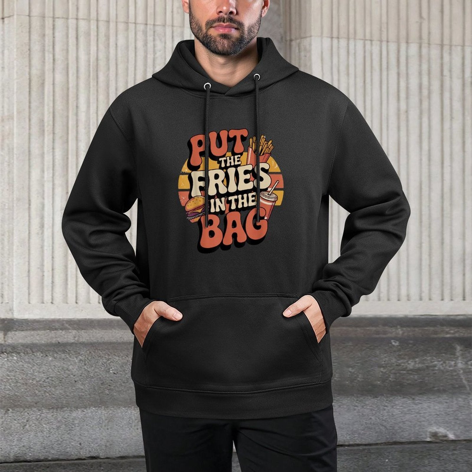 Just Put The Fries In The Bag Funny Wots Meme Funny Slang Colorfast Hoodie