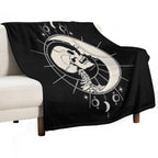 Kissed by The Moonlight Shrink-resistant Throw Blanket