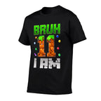 Birthday 11th Birthday Im 11 Year Old Gamer Pixel Number Comfortable T-Shirt