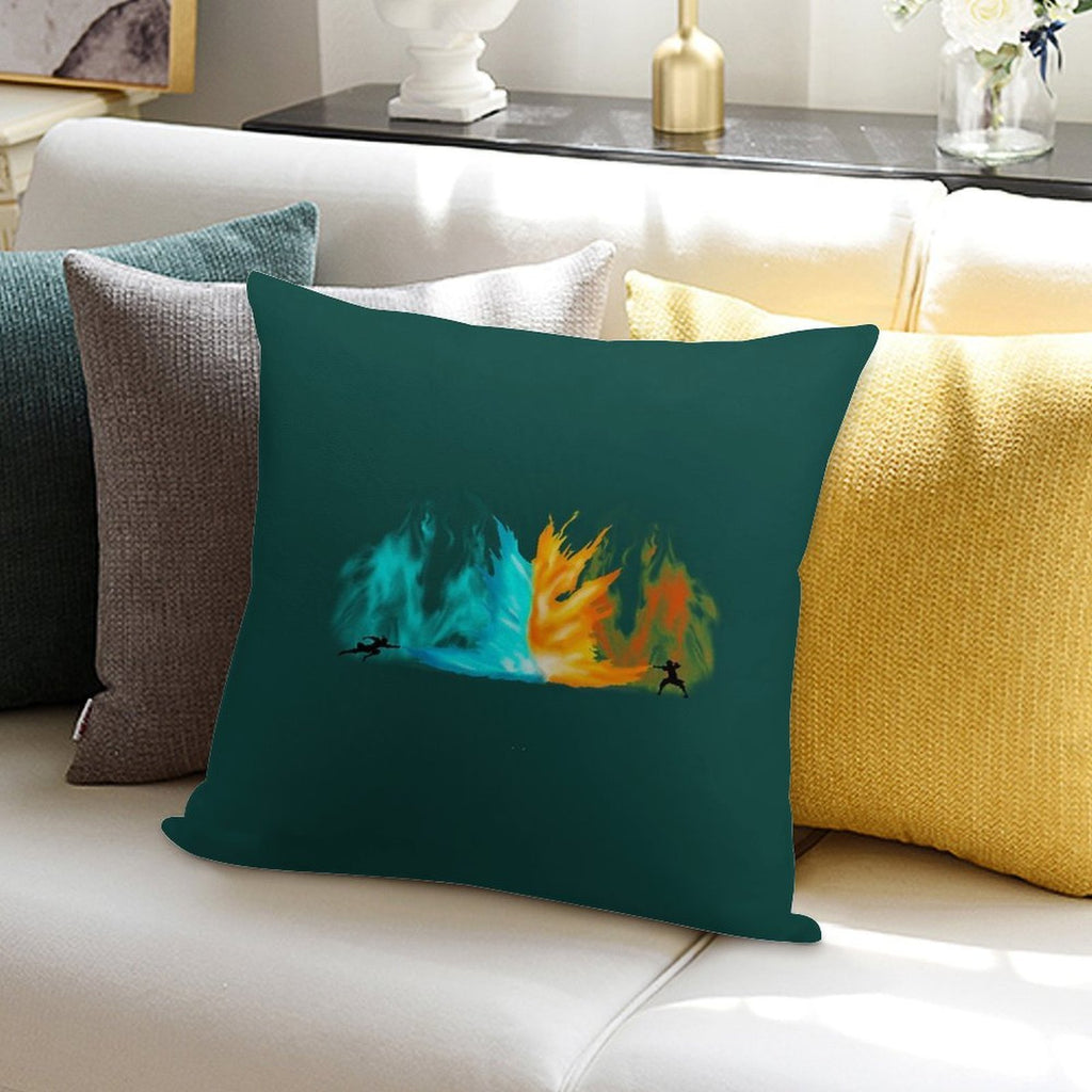 Avatar - Agni Kai Soft Hidden Zipper Throw Pillow