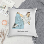 David Brent  You're The Boss Soft Easy Maintenance Throw Pillow