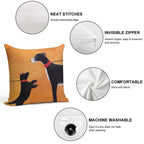 Big Hound Soft Skin-Friendly Throw Pillow