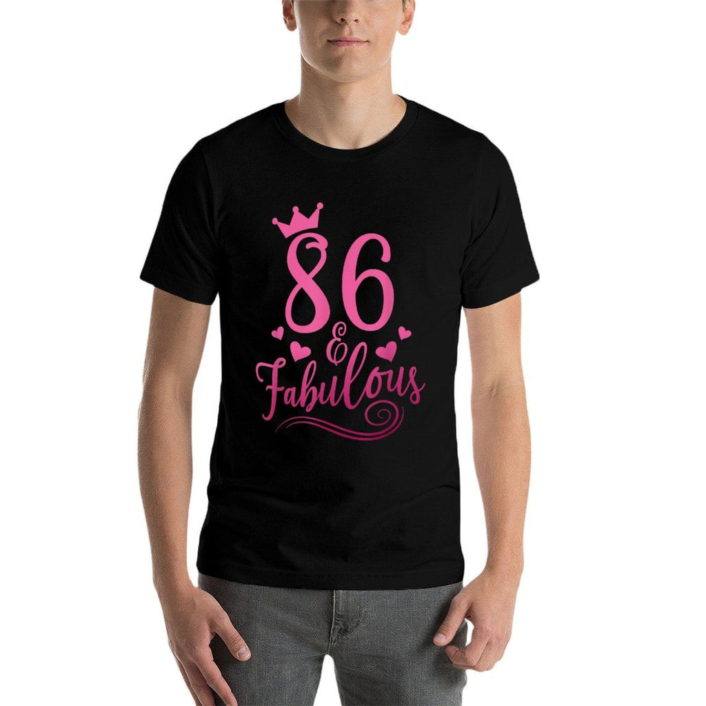 86 & Fabulous 86 Year Old 86th Birthday It's My 86th Bday  Eco-friendly Material T-Shirt