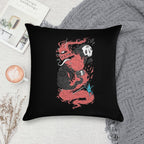 Death of The Fire Demon Soft Decorative Cover Throw Pillow
