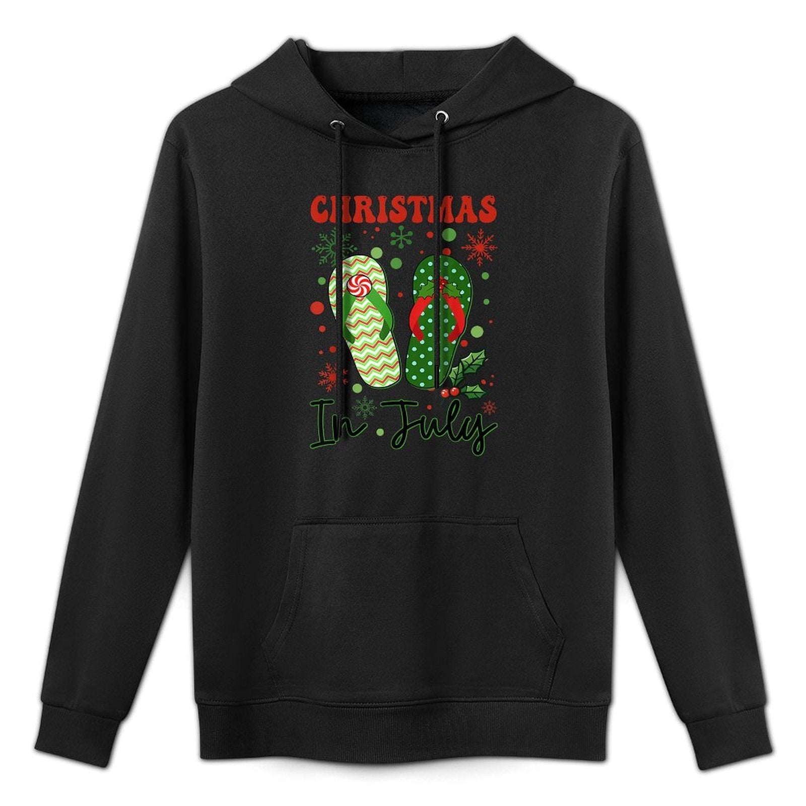 Christmas In July Flip Flops Xmas Flip Flops Summer Holiday Layering Staple Hoodie