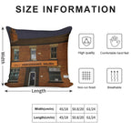 Henderson's Relish Old Building Soft Multiple Sizes Throw Pillow