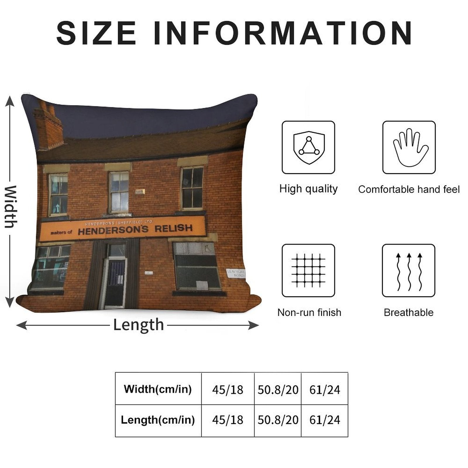 Henderson's Relish Old Building Soft Multiple Sizes Throw Pillow