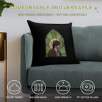 Gwaine in Glass Soft Bedroom Essential Throw Pillow