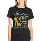 Stepping Into My 69th Birthday With God's Grace And Mercy  Vintage-inspired T-Shirt