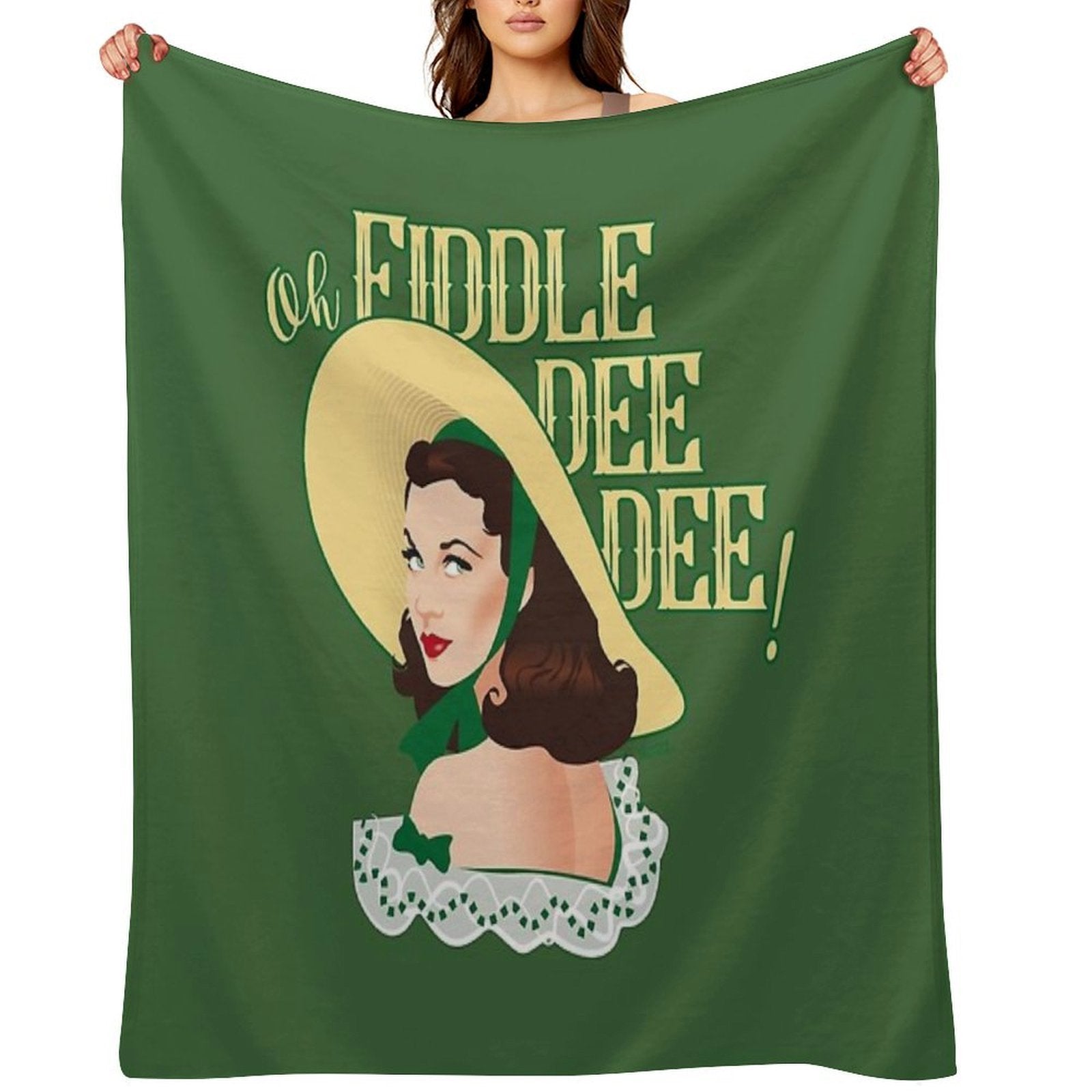 Fiddle-dee-dee! Quick-dry Throw Blanket