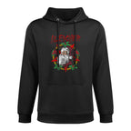 Sleigher - Heavy Metal Santa Claus - Christmas Xmas Gift Cotton-Polyester Blend Hoodie