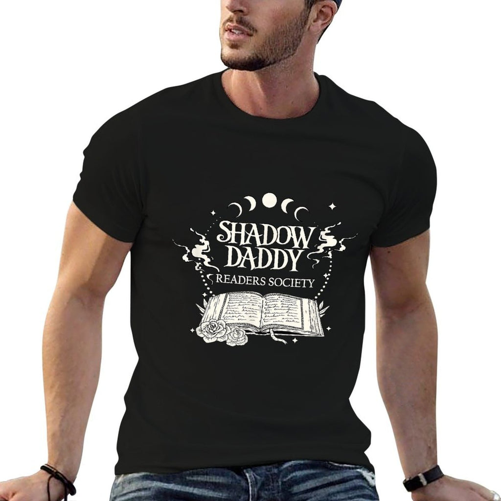 Fantasy Romance Readers Society Shadow Daddy Lover  Ribbed Collar T-Shirt