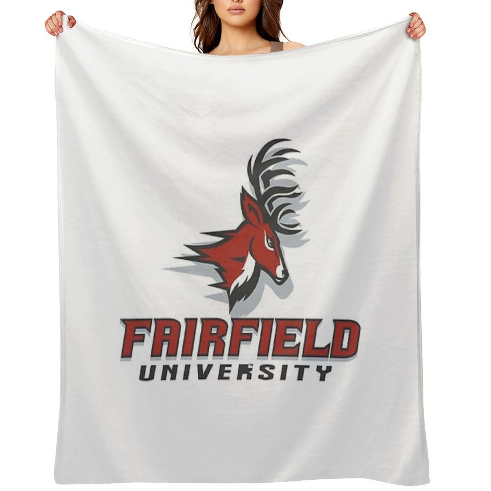 Fairfield Stags Velvety-soft Throw Blanket