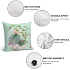 Round Terrarium Soft Home Decor Throw Pillow