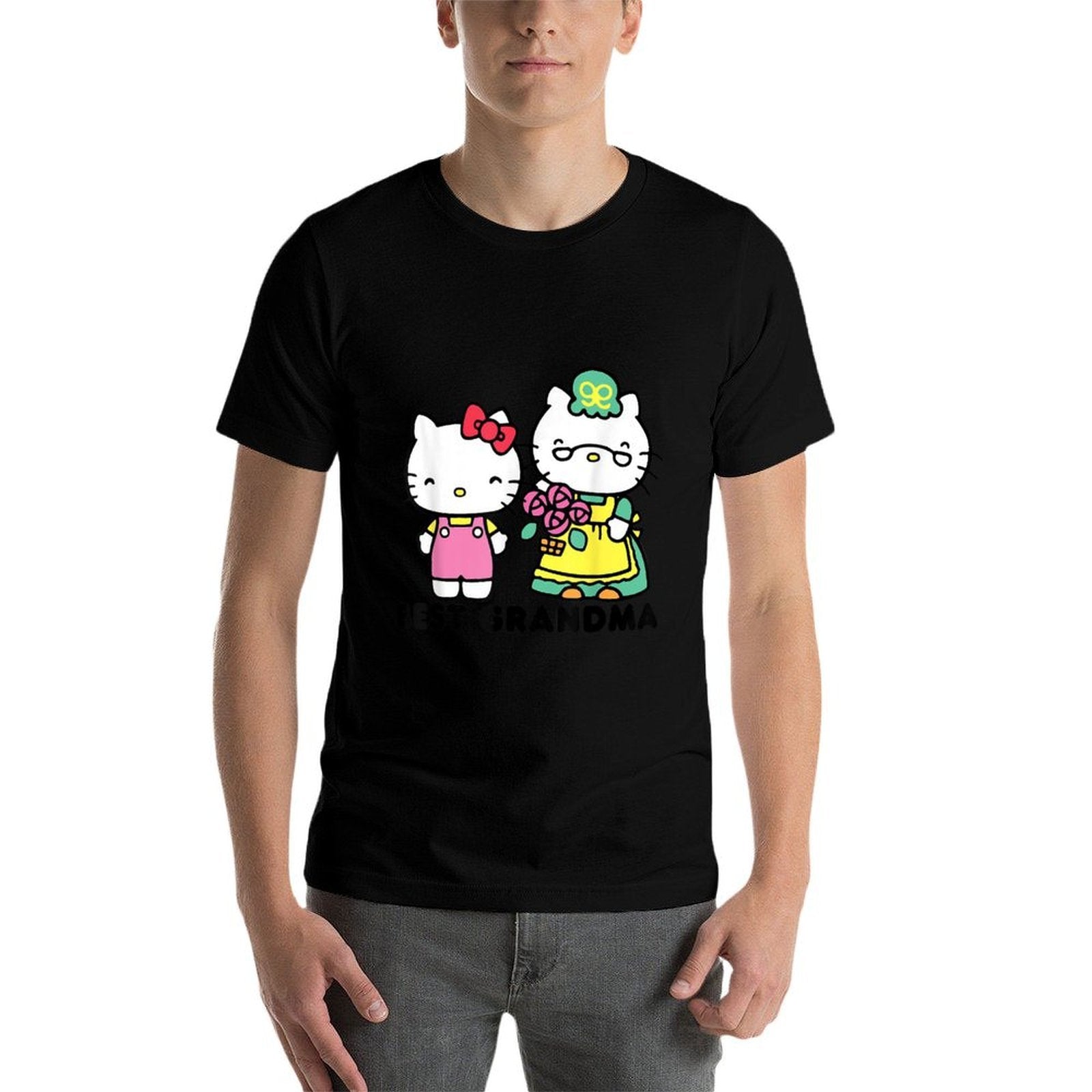 Hello Kitty Best Grandma  Stretchy T-Shirt
