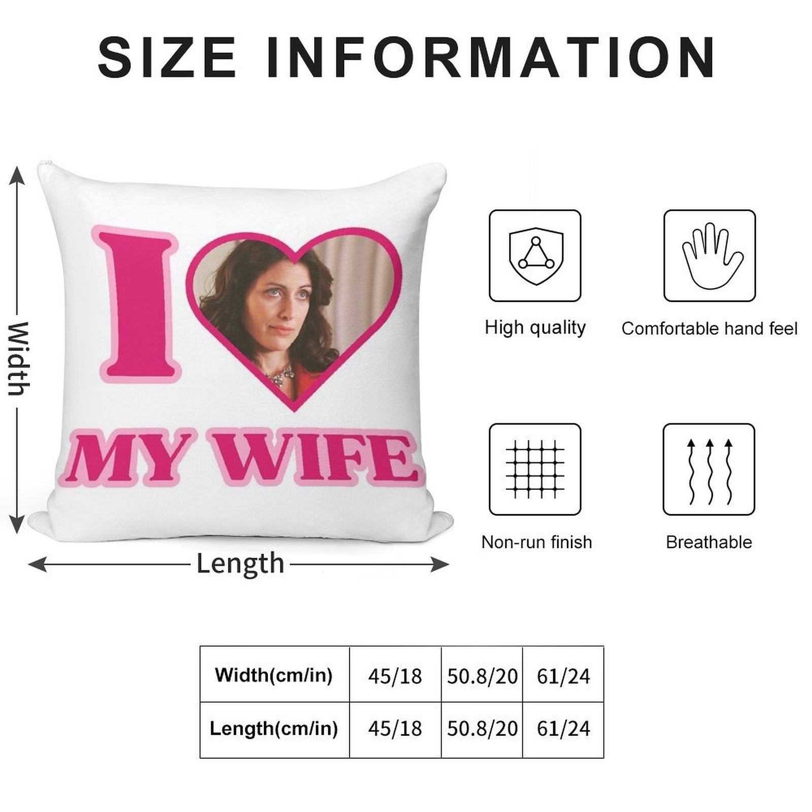 I Love Lisa Cuddy (House MD) Soft Multiple Sizes Throw Pillow