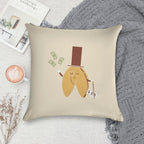 Fortune Cookie Soft Bedroom Essential Throw Pillow